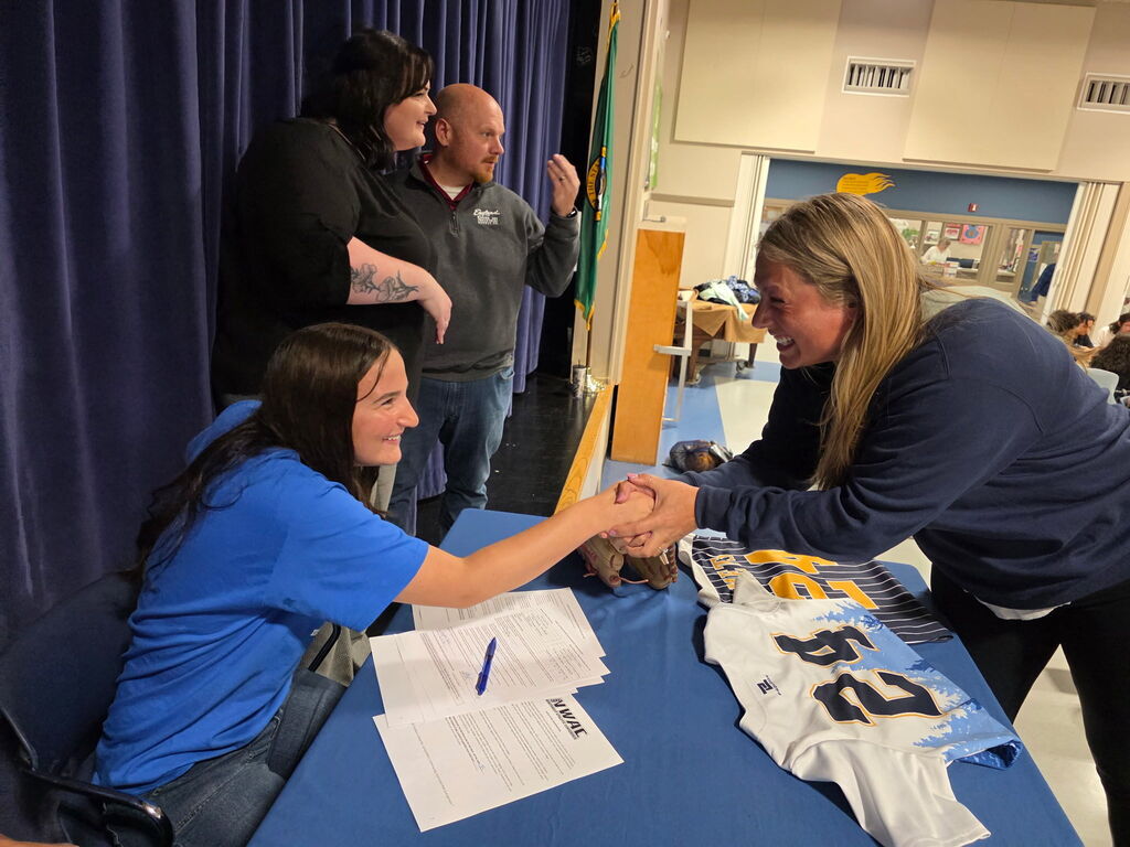 Signing Day for Jaylee and Trajen