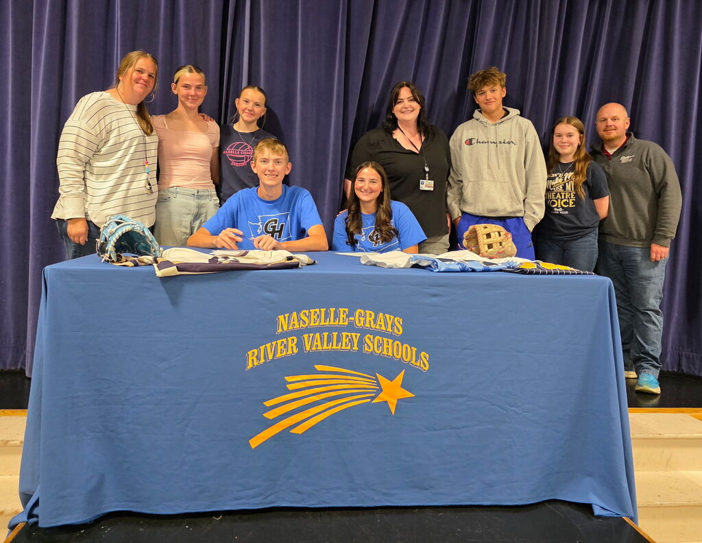 Signing Day for Jaylee and Trajen