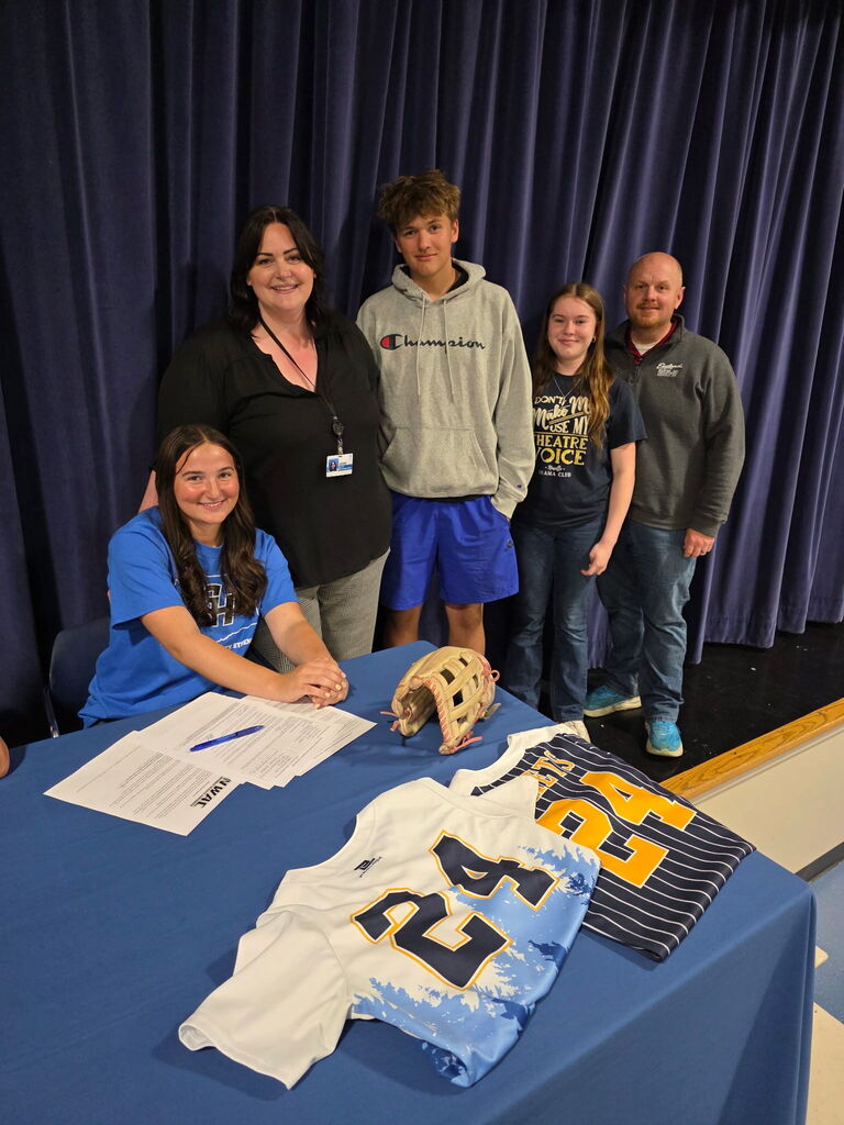 Signing Day for Jaylee and Trajen
