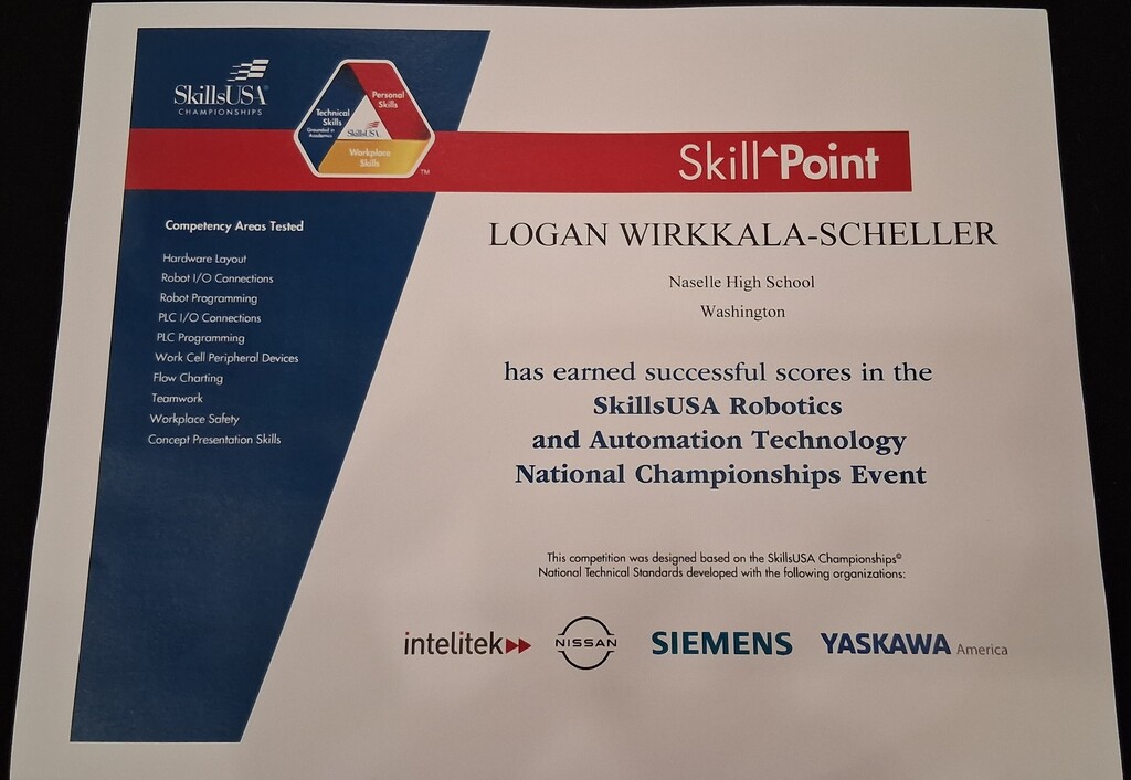 SkillsUSA Gold