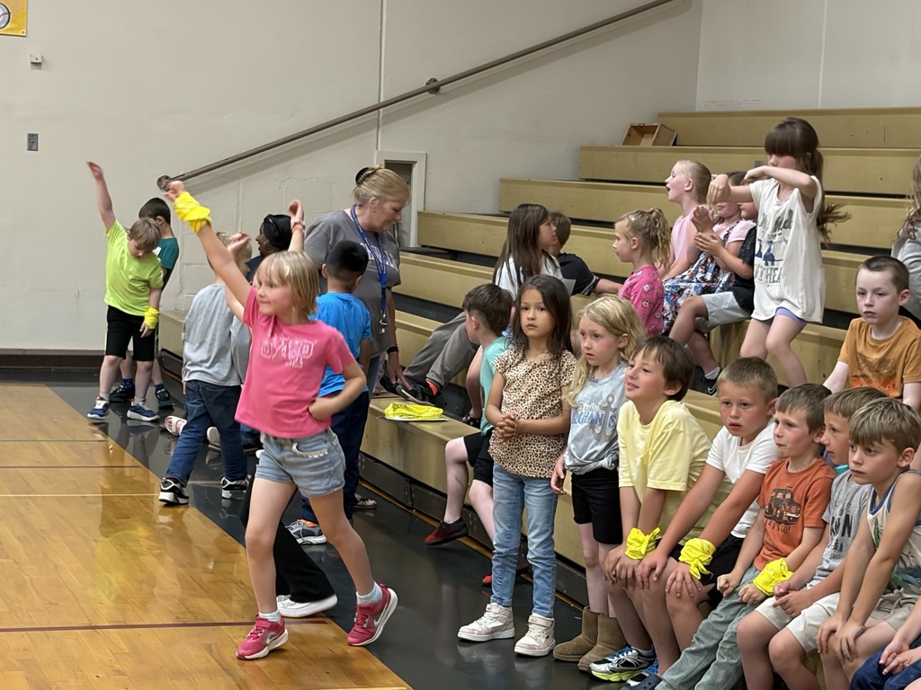 Dancing at Elementary PE Cup