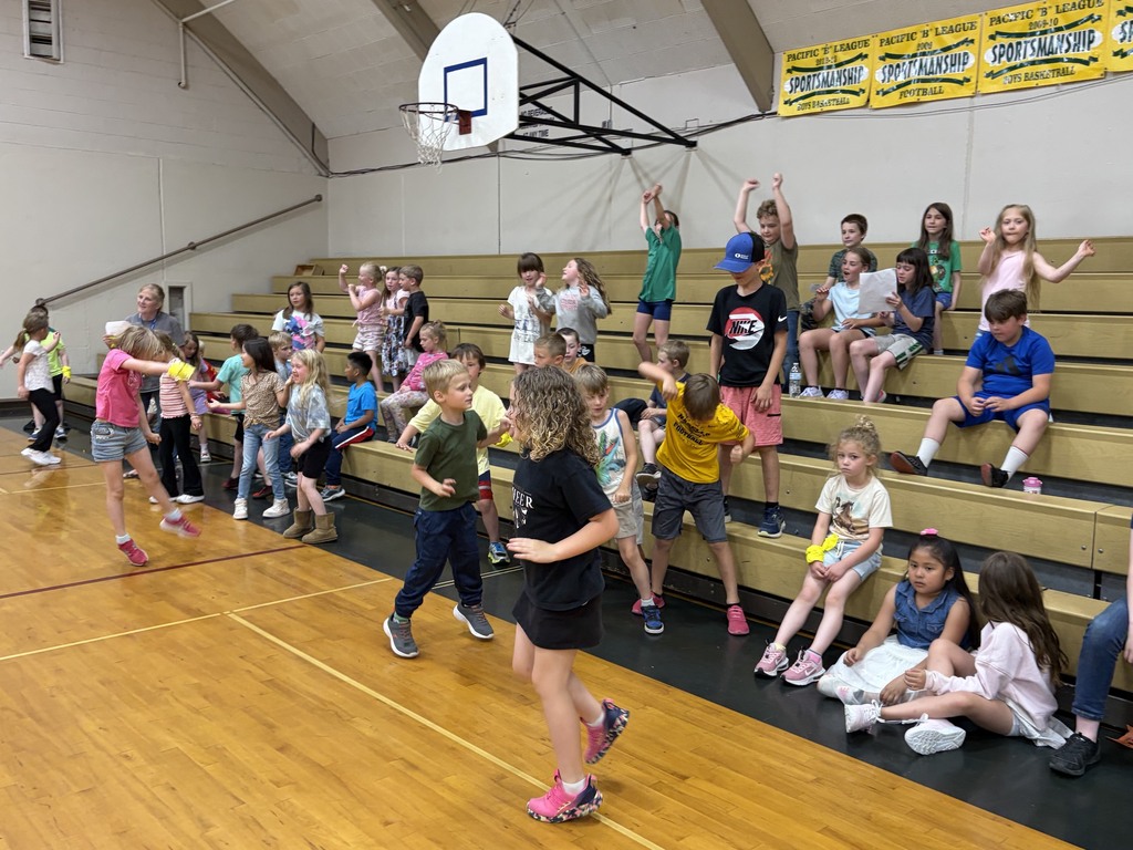 Dancing at Elementary PE Cup