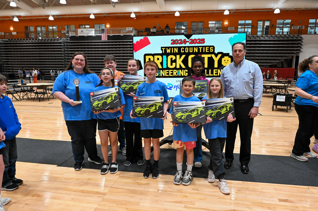 Group of people at Brick City Engineering Challenge