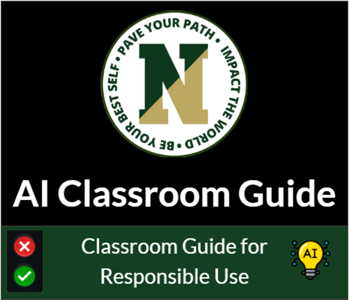 AI Classroom Guide with the NRSD logo