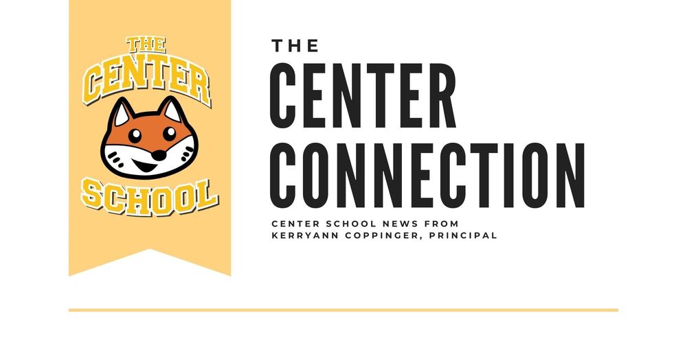 The Center Connection written in yellow lettering over a green background