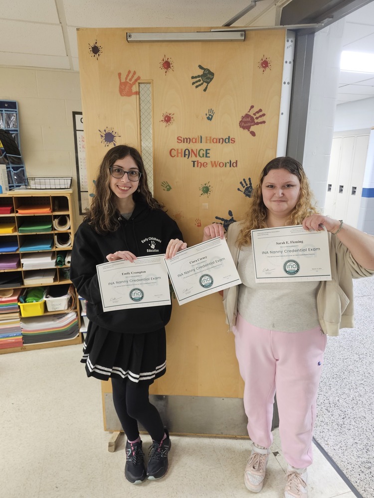 ECC Juniors Pass Nanny Credential Exam