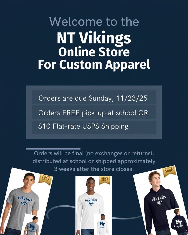 Vikings Online Store Flyer