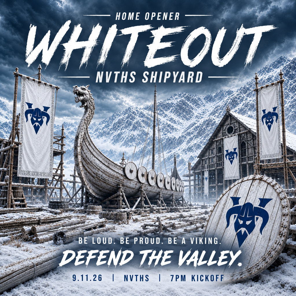 Viking Shipyard with whiteout conditions