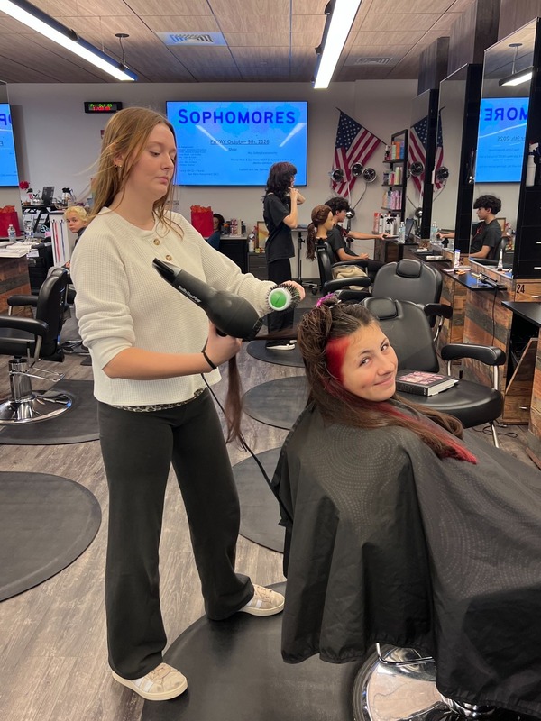 Cosmetology Student