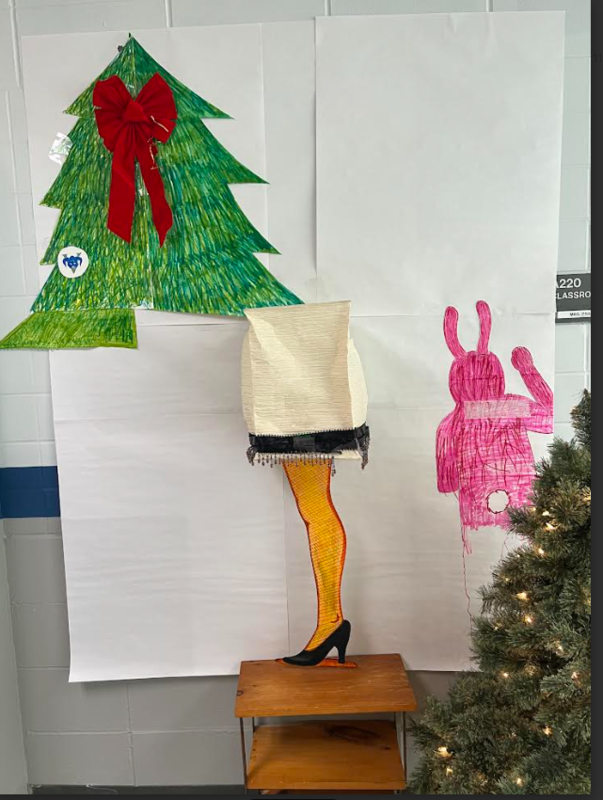 A Christmas Story - door decorating