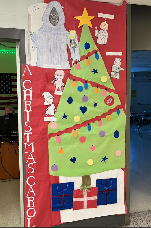 Christmas Carol - door decorating
