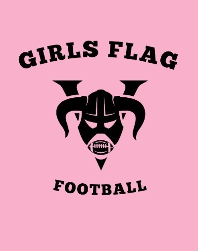 Girls Flag Football Shirt - pink