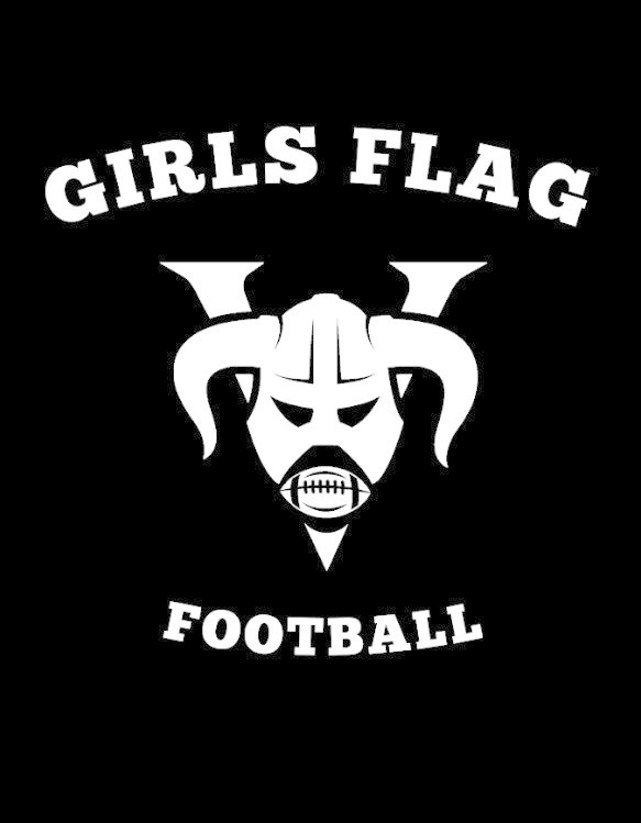 Girls Flag Football Shirt - black