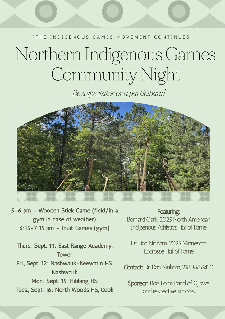Northern Indigenous Games Community Night !  September 12th  5-7PM NK-Community Gym