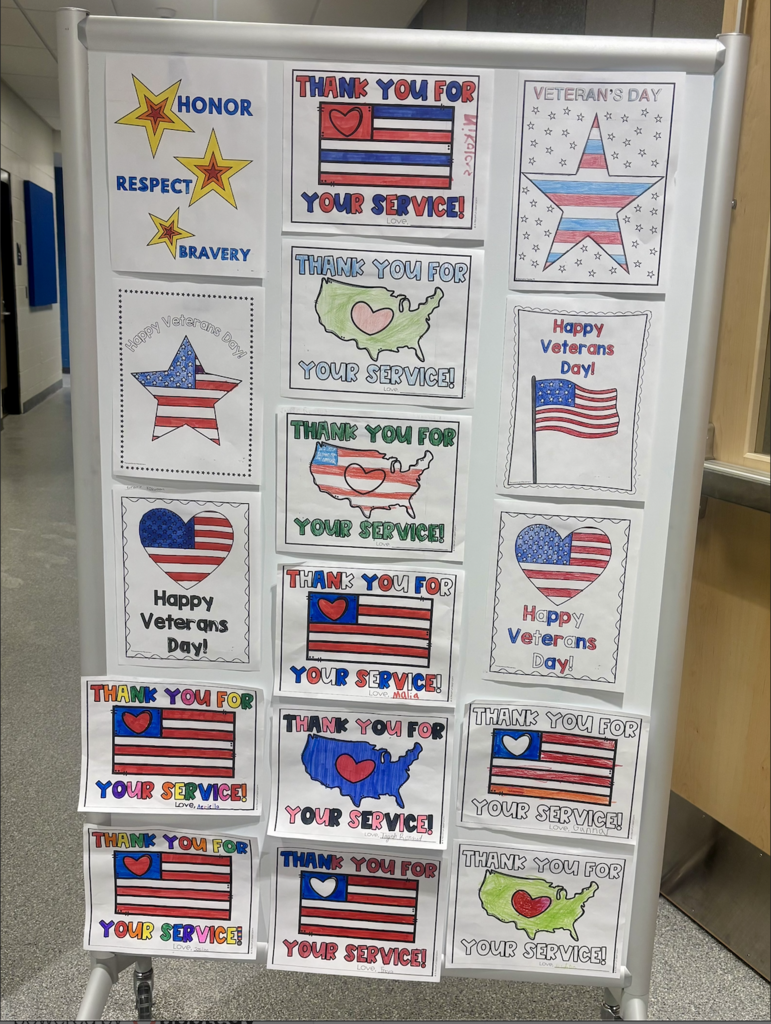 Today, our K–12 NK students proudly celebrated Veterans Day alongside the incredible veterans from our community. Students created heartfelt thank-you cards and drawings to display during our program, while the band filled the room with patriotic songs. 🎶  Many students were eager to step up to the microphone to personally thank our veterans for their service and sacrifice. It was a touching reminder of the importance of gratitude, community, and honoring those who have served. ❤️💙