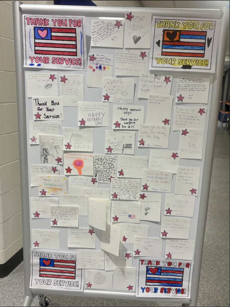 Today, our K–12 NK students proudly celebrated Veterans Day alongside the incredible veterans from our community. Students created heartfelt thank-you cards and drawings to display during our program, while the band filled the room with patriotic songs. 🎶  Many students were eager to step up to the microphone to personally thank our veterans for their service and sacrifice. It was a touching reminder of the importance of gratitude, community, and honoring those who have served. ❤️💙
