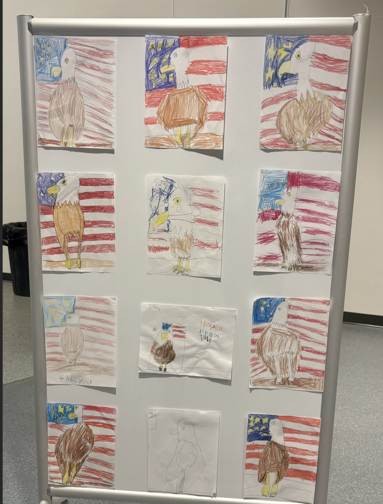 Today, our K–12 NK students proudly celebrated Veterans Day alongside the incredible veterans from our community. Students created heartfelt thank-you cards and drawings to display during our program, while the band filled the room with patriotic songs. 🎶  Many students were eager to step up to the microphone to personally thank our veterans for their service and sacrifice. It was a touching reminder of the importance of gratitude, community, and honoring those who have served. ❤️💙