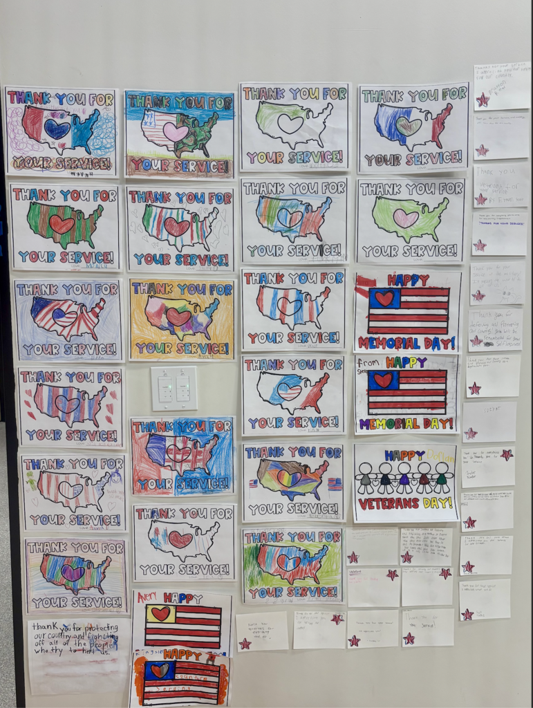 Today, our K–12 NK students proudly celebrated Veterans Day alongside the incredible veterans from our community. Students created heartfelt thank-you cards and drawings to display during our program, while the band filled the room with patriotic songs. 🎶  Many students were eager to step up to the microphone to personally thank our veterans for their service and sacrifice. It was a touching reminder of the importance of gratitude, community, and honoring those who have served. ❤️💙