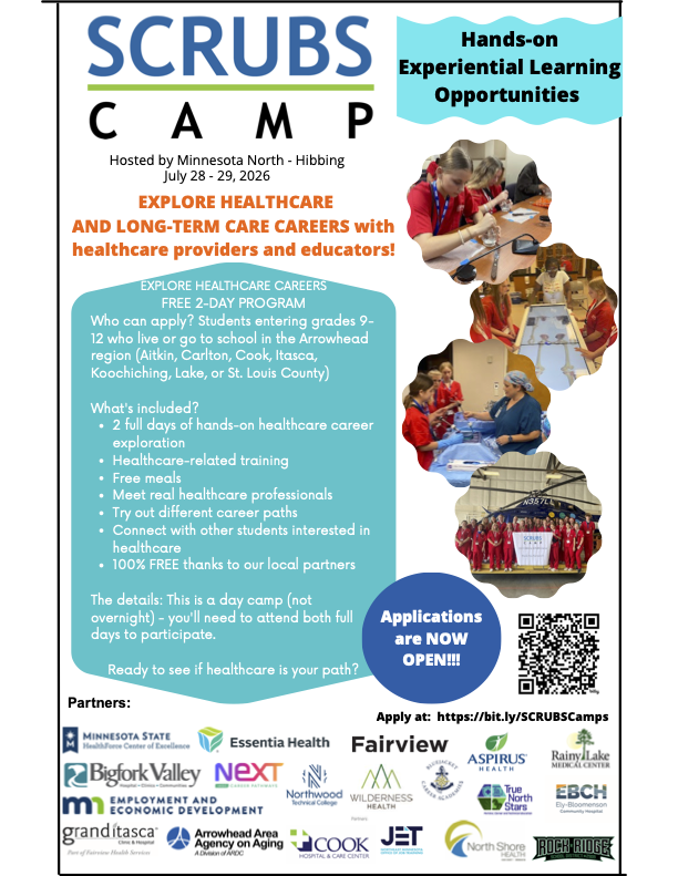 Hibbing SCRUBS Camp Flyer 2026