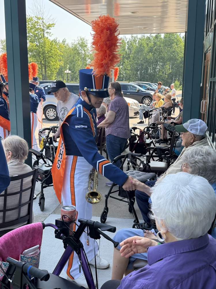 meeting the residents