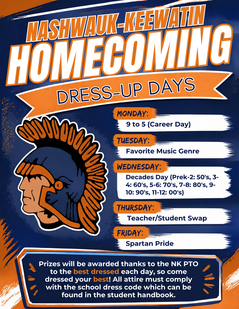 Dress up days for Homecoming Week!