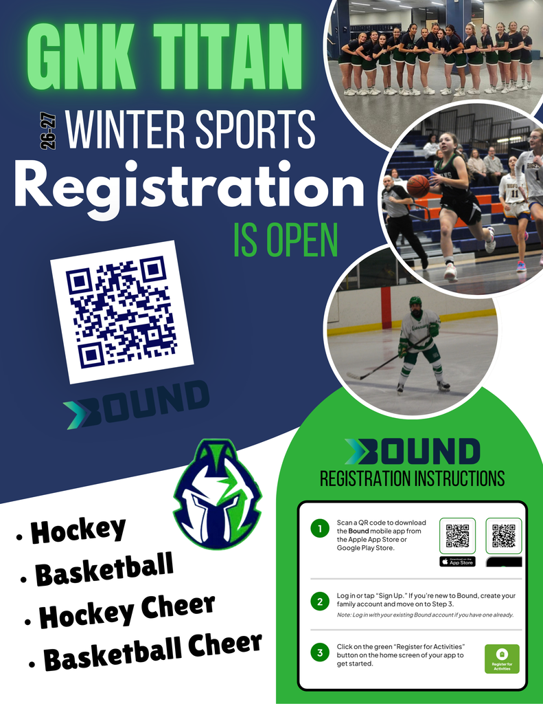 Winter Sports Flyer with QR Code for Registration
