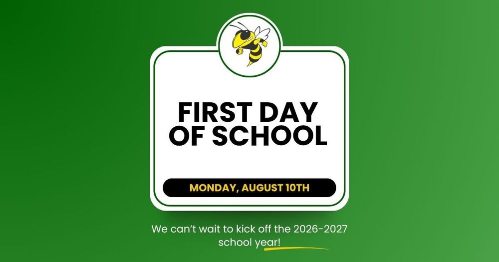 First day of school advertisement