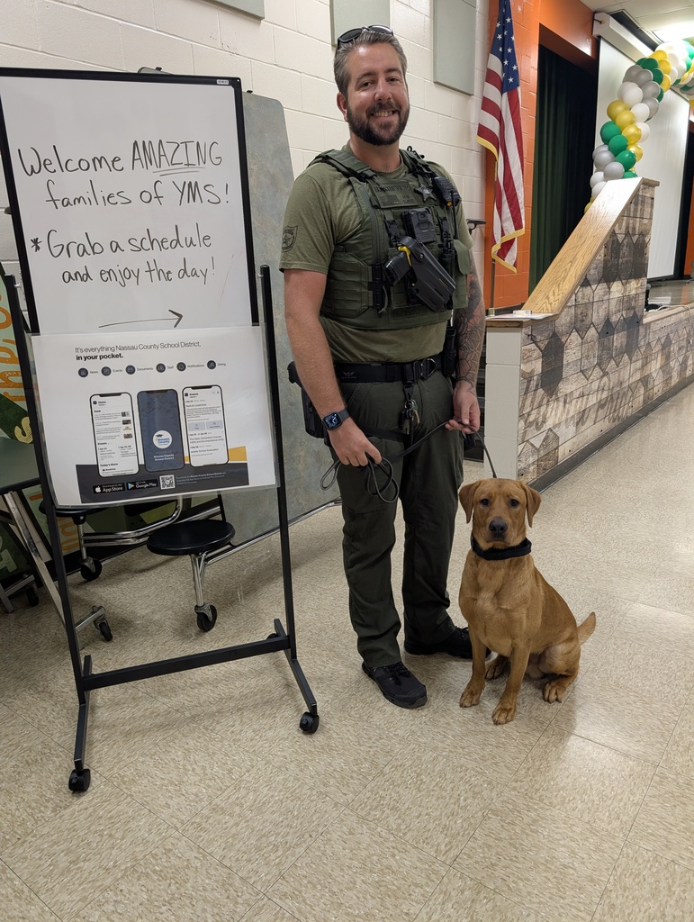 SRO and his new SRO dog
