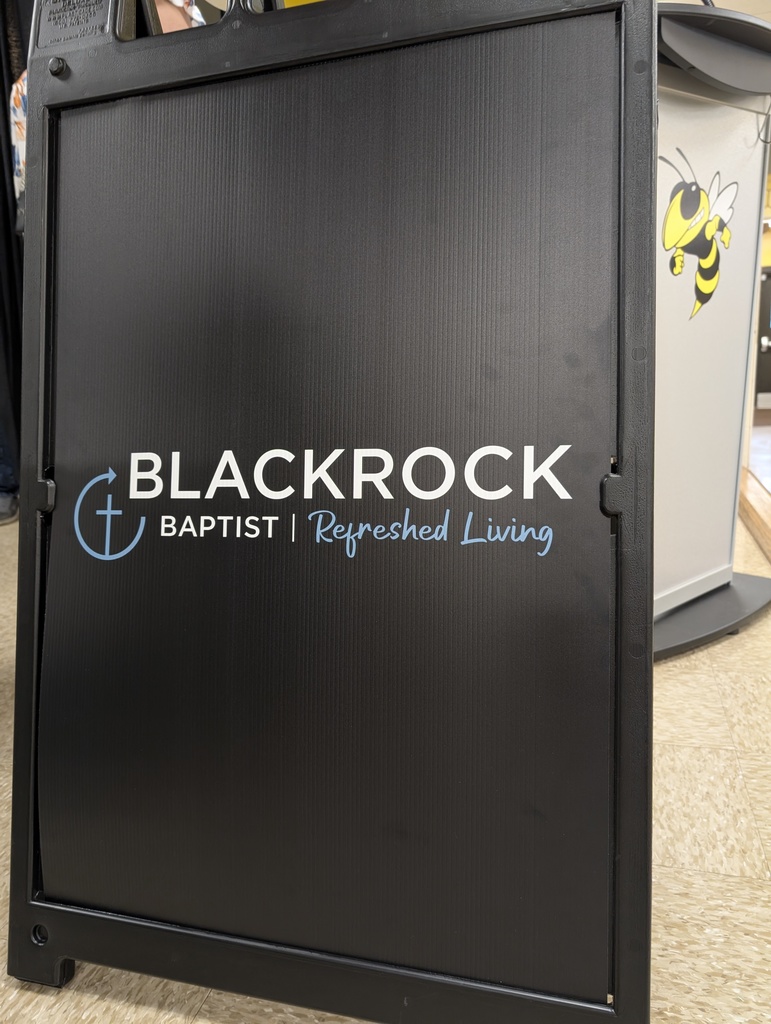 Black Rock Baptist Refreshed Living Sign
