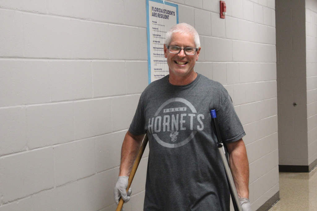 Mr. Harrison smiling