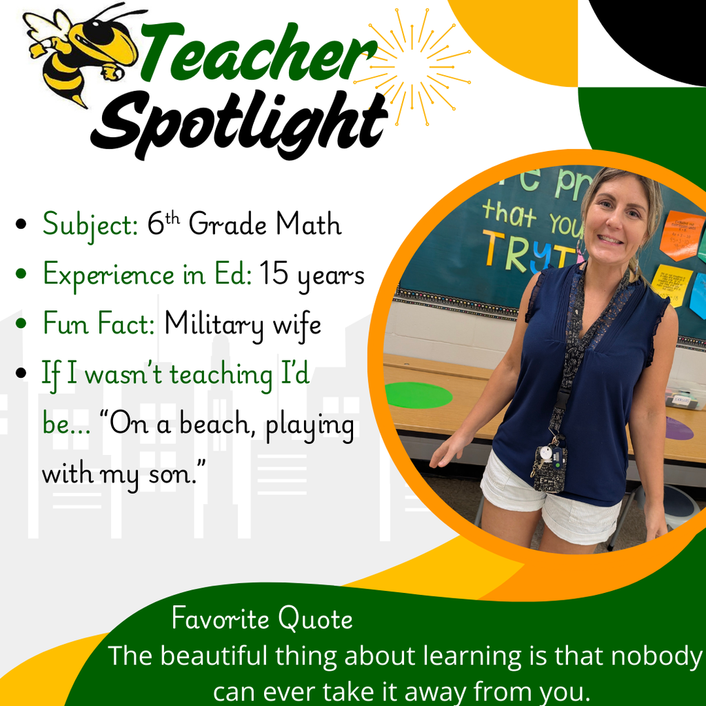 Flyer highlight Ms. Moran