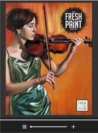 Girl playing the violin