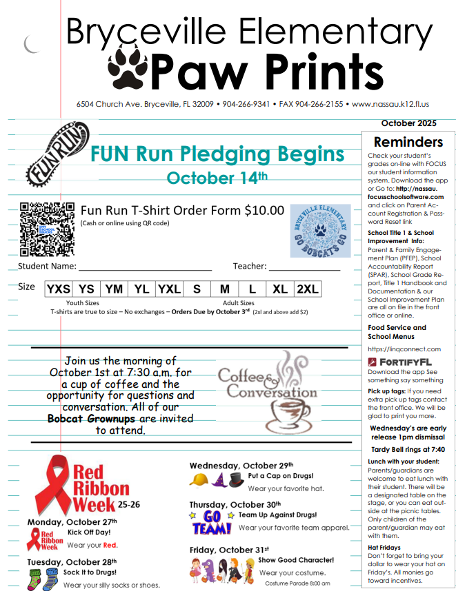 October Newsletter