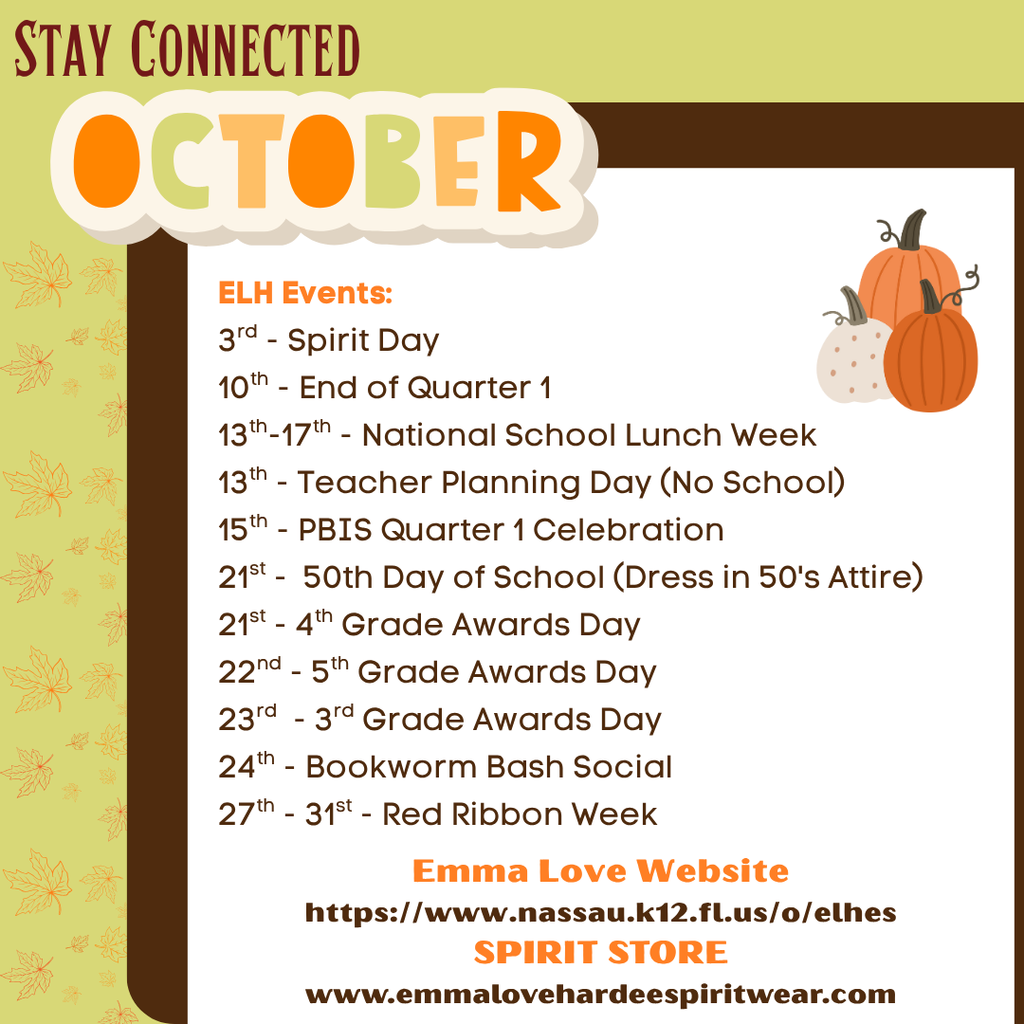 Stay Connected - October