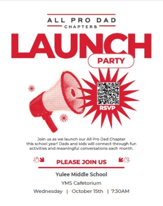 All Pro Dads Launch Party Poster