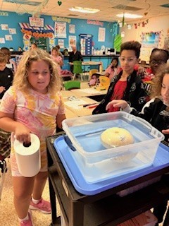 student science experiment
