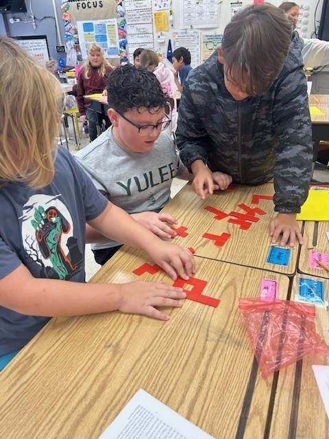 students working