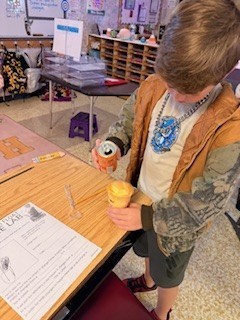 student science experiment