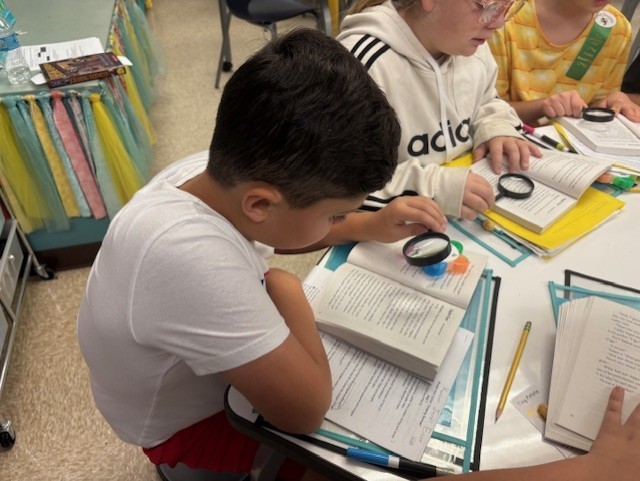 students working