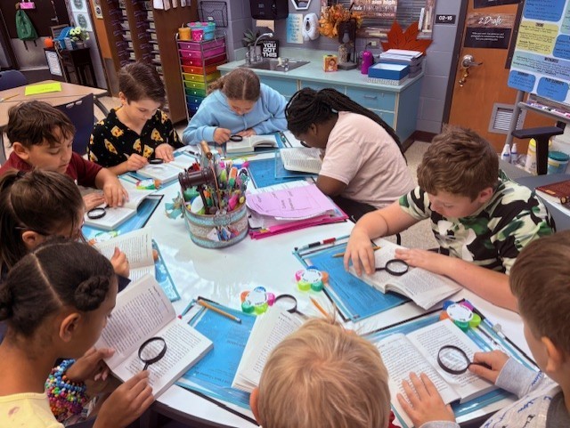 students working