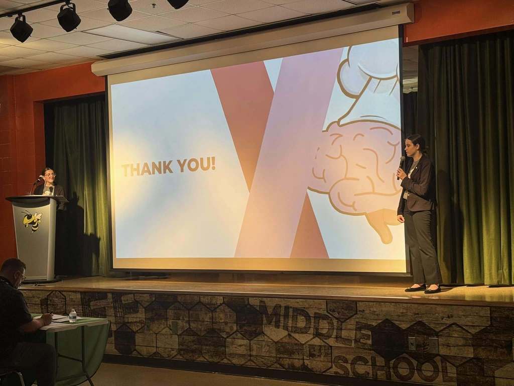 Student Presenting