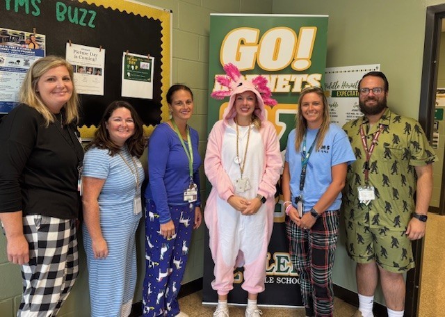 Front Office in cozy Pjs