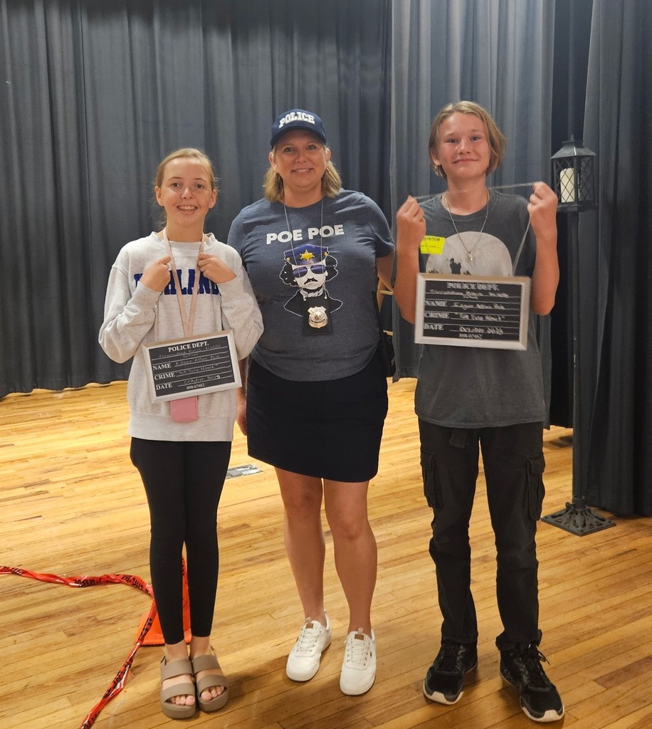 Mrs. Morgan and some suspects.