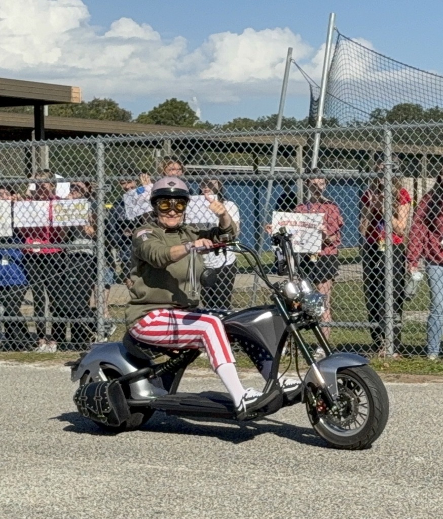 Local Veteran Waving