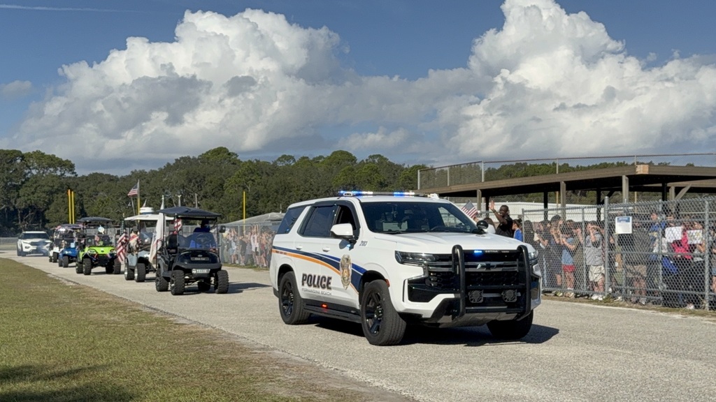 Parade led by FB Police Dept.