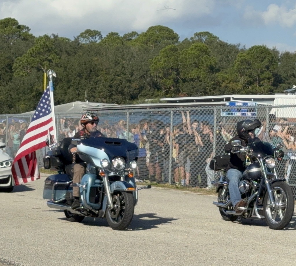 Local Veterans on Motorcycles
