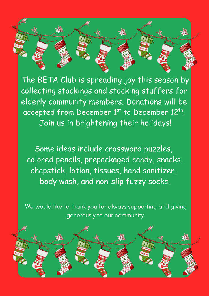 BETA Christmas Stocking