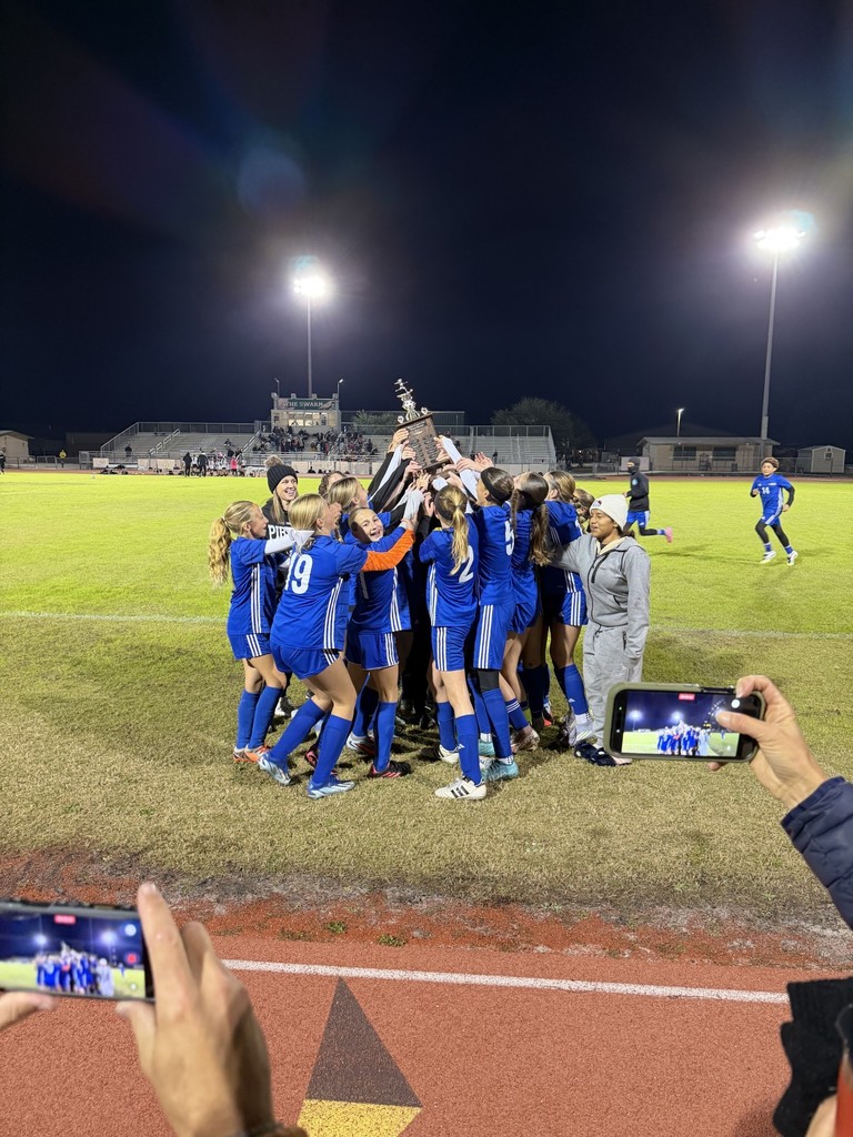FBMS Girls Soccer Team Celebrating