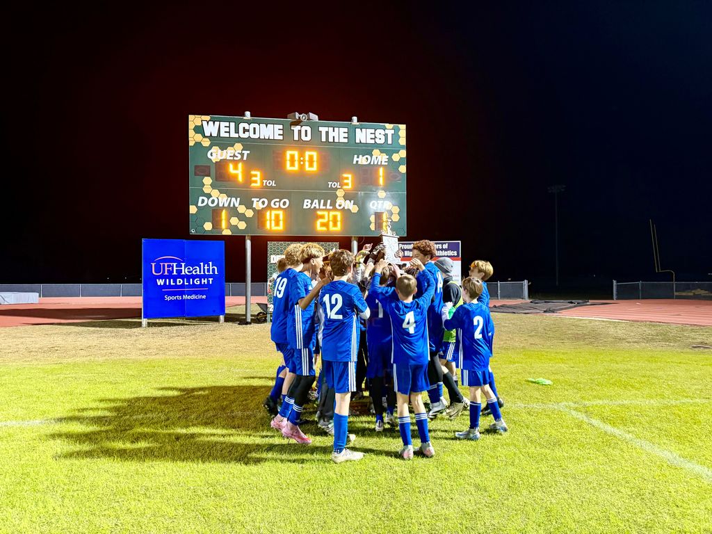 FBMS Boys Soccer Team Celebration