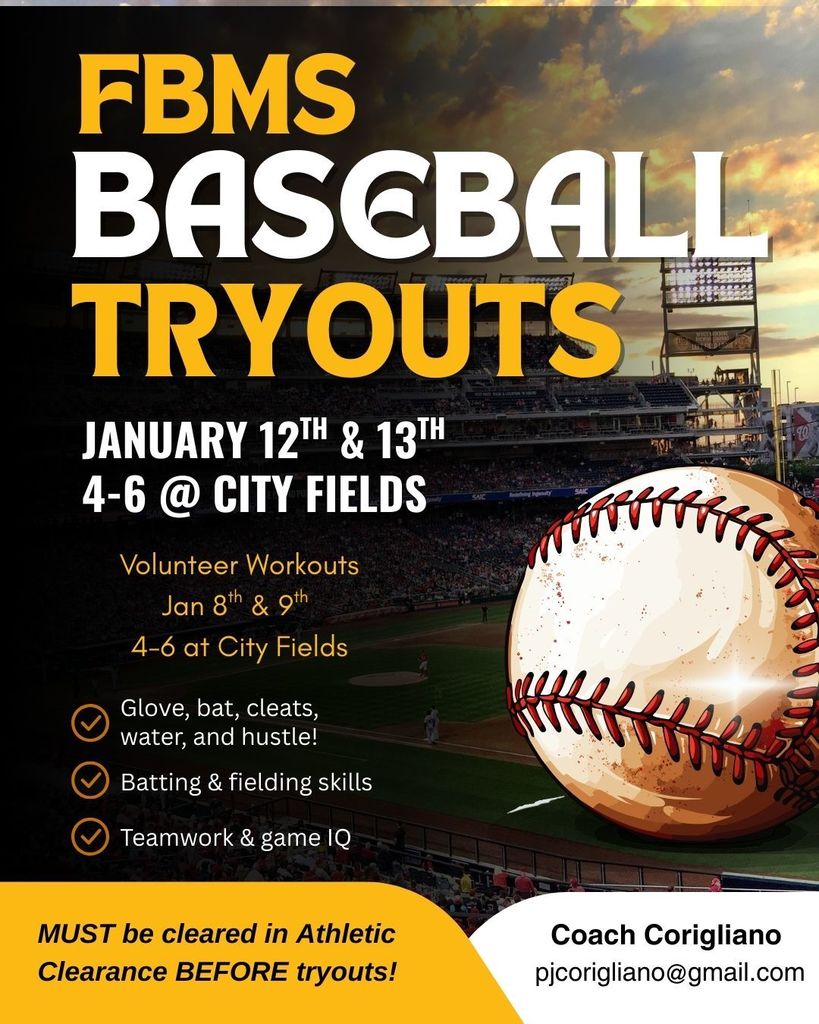 Baseball Tryout Flyer